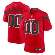 Custom Houston Texans Red Vapor F.U.S.E. Limited Jersey