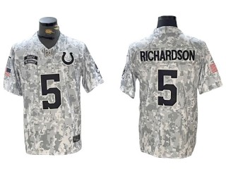 Indianapolis Colts #5 Anthony Richardson 2024 Salute to Service Limited Jersey