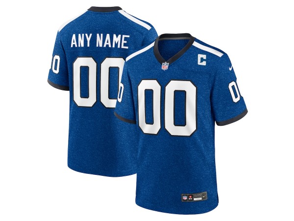 Custom Indianapolis Colts Royal Alternate Vapor F.U.S.E. Limited Jersey