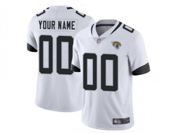 Custom Jacksonville Jaguars White Vapor Limited Jersey