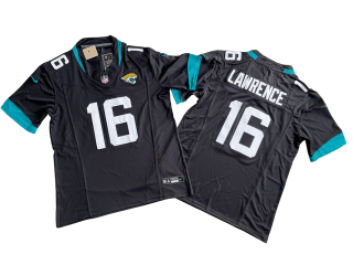 Jacksonville Jaguars #16 Trevor Lawrence Black Vapor F.U.S.E. Limited Jersey