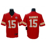 Kansas City Chiefs #15 Patrick Mahomes Red Vapor Limited Jersey