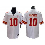 Kansas City Chiefs #10 Isaih Pacheco White Vapor Limited Jersey