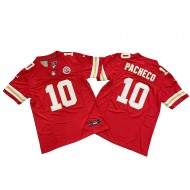 Kansas City Chiefs #10 Isiah Pacheco Red Vapor F.U.S.E. Limited Jersey