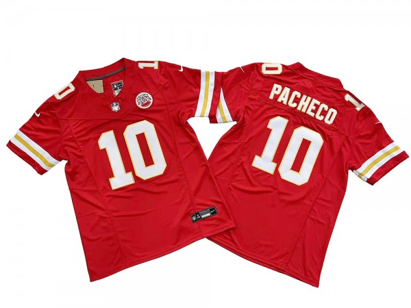 Kansas City Chiefs #10 Isaih Pacheco Red Vapor F.U.S.E. Limited Jersey