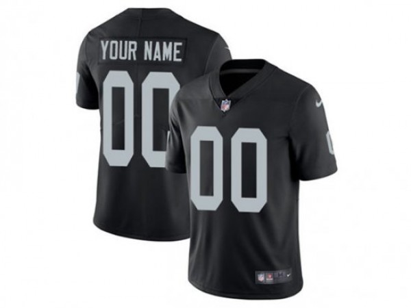 Custom Las Vegas Raiders Black Vapor Limited Jersey