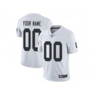 Custom Las Vegas Raiders White Vapor Limited Jersey