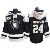 Las Vegas Raiders #24 Charles Woodson Black Hoodie