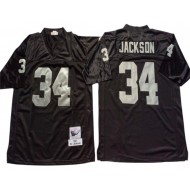 M&N Raiders #34 Bo Jackson Black Legacy Jersey