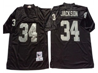 M&N Raiders #34 Bo Jackson Black Legacy Jersey