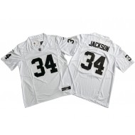 Las Vegas Raiders #34 Bo Jackson White Vapor F.U.S.E. Limited Jersey