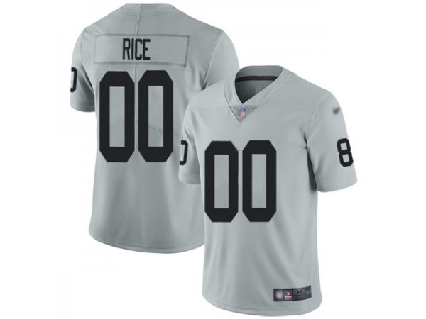 Custom Las Vegas Raiders Gray Inverted Limited Jersey