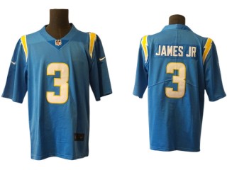 Los Angeles Chargers #3 Derwin James Jr. Powder Blue Vapor Limited Jersey