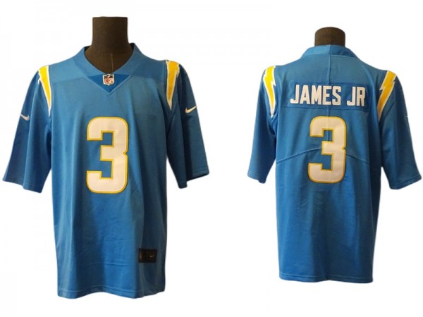 Los Angeles Chargers #3 Derwin James Jr. Powder Blue Vapor Limited Jersey