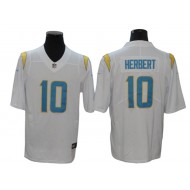 Los Angeles Chargers #10 Justin Herbert White Vapor Untouchable Limited Jersey