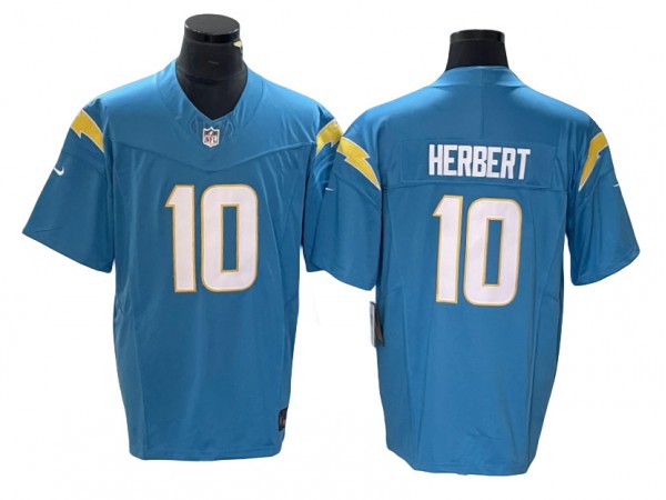 Los Angeles Chargers #10 Justin Herbert Light Blue Vapor F.U.S.E. Limited Jersey