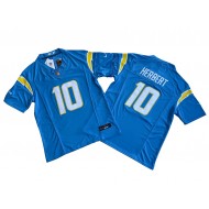 Los Angeles Chargers #10 Justin Herbert Light Blue Vapor F.U.S.E. Limited Jersey