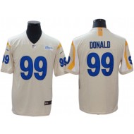 Los Angeles Rams #99 Aaron Donald Cream Vapor Limited Jersey