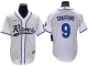 Los Angeles Rams #9 Matthew Stafford Baseball Jersey-Yellow & Cream & White & Royal 