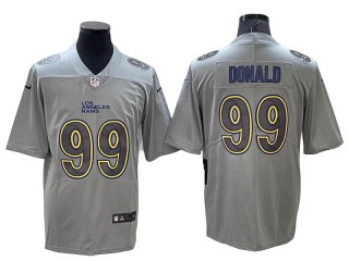 Los Angeles Rams #99 Aaron Donald Gray Atmosphere Jersey