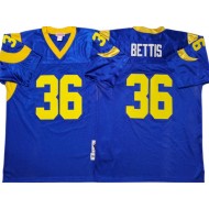 M&N St. Louis Rams #36 Jerome Bettis Royal Legacy Jersey