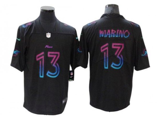 Miami Dolphins #13 Dan Marino Black City Edition Limited Jersey