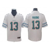 Miami Dolphins #13 Dan Marino White Team Logo Jersey 