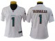 Women Miami Dolphins #1 Tua Tagovailoa Vapor Limited Jersey - Aqua/White/Orange