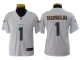 Youth Miami Dolphins #1 Tua Tagovailoa Vapor Limited Jersey - Aqua/White