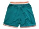 Miami Dolphins Green Basketball Shorts