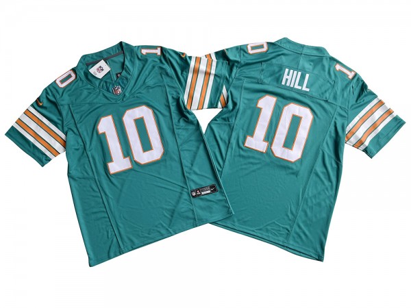 Miami Dolphins #10 Tyreek Hill Aqua Alternate Vapor F.U.S.E. Limited Jersey