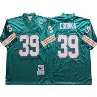 M&N Miami Dolphins #39 Larry Csonka Aque Legacy Jersey