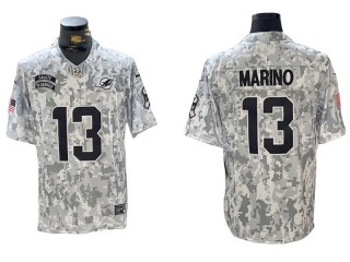 Miami Dolphins #13 Dan Marino Arctic Camo 2024 Salute to Service Limited Jersey