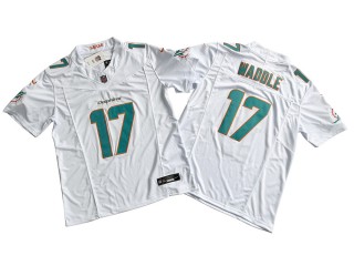 Miami Dolphins #17 Jaylen Waddle White Vapor F.U.S.E. Limited Jersey