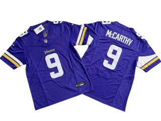 Minnesota Vikings #9 J.J. McCarthy Purple Vapor F.U.S.E. Limited Jersey