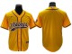 Minnesota Vikings Baseball Style Style Jersey - Purple/White/Yellow