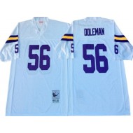 M&N Minnesota Vikings #56 Chris Doleman White Legacy Jersey