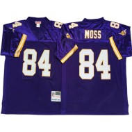 M&N Minnesota Vikings #84 Randy Moss Purple Legacy Jersey