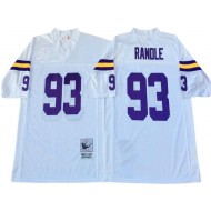 M&N Minnesota Vikings #93 John Randle White Legacy Jersey