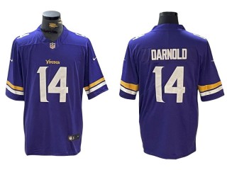 Minnesota Vikings #14 Sam Darnold Purple Vapor Limited Jersey