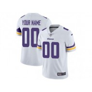 Custom Minnesota Vikings White Vapor Limited Jersey