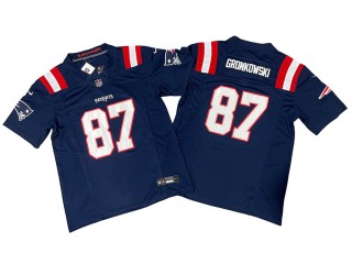 New England Patriots #87 Rob Gronkowski Navy Vapor F.U.S.E. Limited Jersey