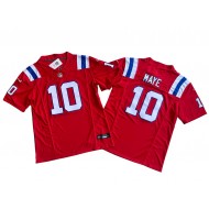 New England Patriots #10 Mac Jones Red Vapor F.U.S.E. Limited Jersey