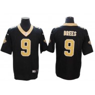 New Orleans Saints #9 Drew Brees Black Vapor Untouchable Limited Jersey