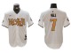 New Orleans Saints #7 Taysom Hill Baseball 2024 Jersey-Black & White & Gold