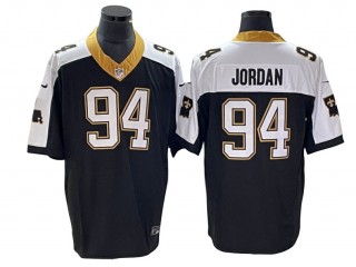 New Orleans Saints #94 Cameron Jordan Black Throwback Vapor F.U.S.E. Limited Jersey