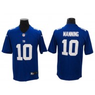 New York Giants #10 Eli Manning Royal Vapor Untouchable Limited Jersey