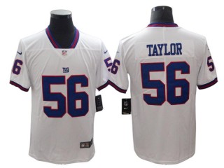 New York Giants #56 Lawrence Taylor White Limited Color Rush Jersey