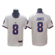 New York Giants #8 Daniel Jones White Limited Color Rush Jersey