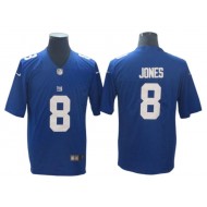 New York Giants #8 Daniel Jones Royal Vapor Untouchable Limited Jersey